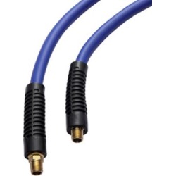 JobSmart Blow Gun with 3/8 in. x 50 ft. Rubber/PVC Hose & 17-Piece Set