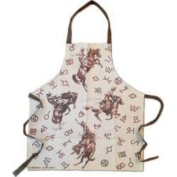 Cowboy Living Broncs And Brands Apron, 7698