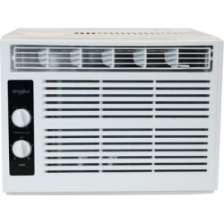 Whirlpool 5;000 BTU 115V Window-Mounted Air Conditioner with Mechanical Controls