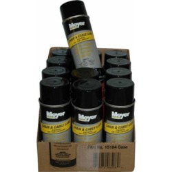 Meyer Products Chain and Cable Lube, 11 oz. Aerosol Can, Pack of 12