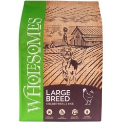 Wholesomes Large Breed Chicken Meal & Rice Formula Dog Food, 40 lb.