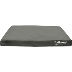 FurHaven Logo Oxford Indoor/Outdoor Deluxe Orthopedic Mattress Pet Bed