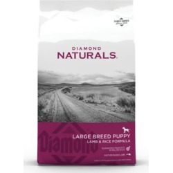 Diamond Naturals Large Breed Puppy Digestion Support Lamb and Rice Formula Dry Dog Food, 20 lb. Bag