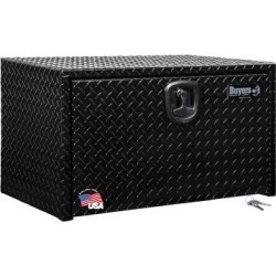 Buyers Products 18 in. x 18 in. x 36 in. Black Diamond Tread Aluminum Underbody Truck Box
