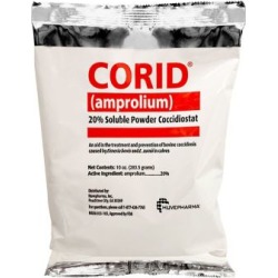 Corid 20% (amprolium) Soluble Powder, 10 oz.