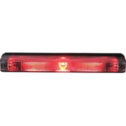Buyers Products 5 in. Red Low Profile Strobe for Narrow Grill Spacing