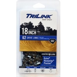 TriLink Saw Chain 18 in. Semi Chisel Saw Chain; 3/8 in. LP Pitch; .050 in. Gauge; 62 DL