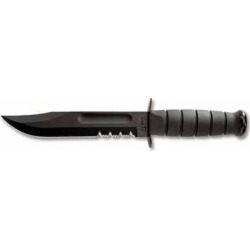 KA-BAR Black Fighting Knife with Kydex Sheath
