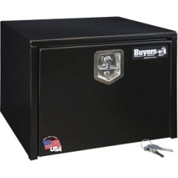 Buyers Products 18 in. x 18 in. x 24 in. Black Steel Underbody Truck Box