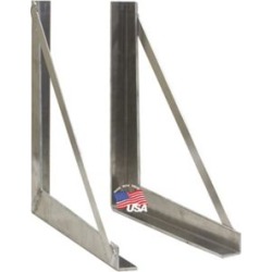 Buyers Products 18 in. x 18 in. Welded Aluminum Mounting Brackets