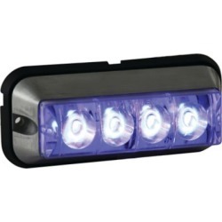 Buyers Products 4.875 in. Blue Rectangular Strobe Light