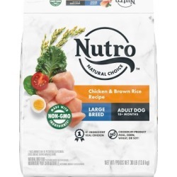 Nutro Wholesome Essentials Large Breed Adult Chicken, Whole Brown Rice, & Sweet Potato Recipe, 30 lb. Bag