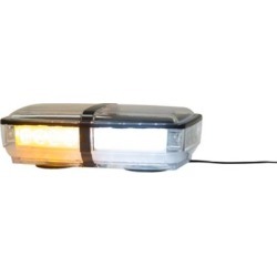 Buyers Products Amber/Clear Rectangular Mini Light Bar, On/Off Switch