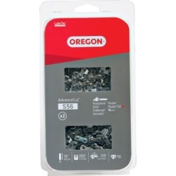 Oregon 16 in. Bar Saw Chain; 0.375 Pitch; 0.050 Gauge; Use 5/32 in. File; 56 Drive Links