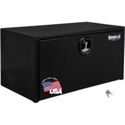 Buyers Products 24 in. x 24 in. x 30 in. Black Steel Underbody Truck Box with 3-Point Latch