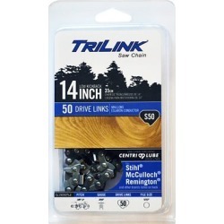 TriLink Saw Chain 14 in. Semi Chisel Saw Chain; 3/8 in. LP Pitch; .050 in. Gauge; 50 DL