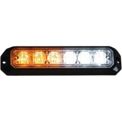 Buyers Products 5 in. Amber/Clear LED Strobe Light