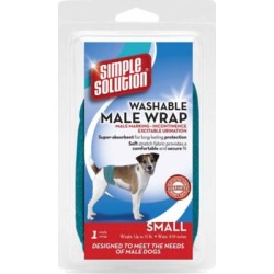 Simple Solution Washable Male Dog Wrap, Small