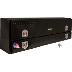 Buyers Products 72 in. Black Diamond Tread Aluminum Contractor Truck Box