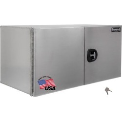 Buyers Products 24 in. x 24 in. x 48 in. XD Smooth Aluminum Underbody Truck Box with Barn Door