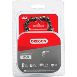 Oregon 14 in. Bar Saw Chain; 0.375 Pitch; 0.043 GAUGE. Use 5/32 in. File; 50 Drive Links
