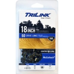 TriLink Saw Chain 18 in. Semi Chisel Saw Chain; 3/8 in. LP Pitch; .050 in. Gauge; 60 DL