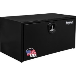 Buyers Products 18 in. x 18 in. x 36 in. Black Steel Underbody Truck Box with 3-Point Latch