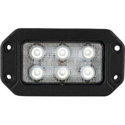 Buyers Products 6.75 in. x 3.375 in. Clear Rectangular Flood Light