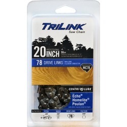 TriLink Saw Chain 20 in. Full Chisel Saw Chain; .325 in. Pitch; .050 in. Gauge; 78 DL