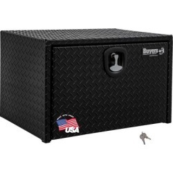 Buyers Products 18 in. x 18 in. x 30 in. Black Diamond Tread Aluminum Underbody Truck Box