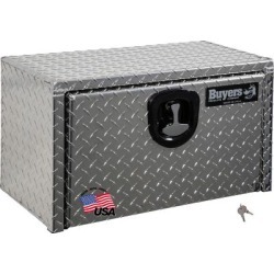 Buyers Products 14 in. x 12 in. x 24 in. Diamond Tread Aluminum Underbody Truck Box