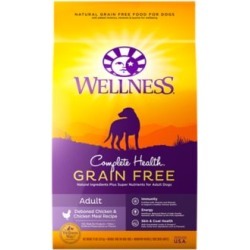 Wellness Complete Health Grain-Free Adult Deboned Chicken & Chicken Meal Recipe Dog Food, 24 lb.