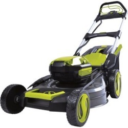 Sun Joe 100-Volt iONPRO Cordless Self Propelled Lawn Mower Kit, 21 in. with 5.0-Ah Battery and Charger, ION100V-21LM