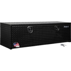 Buyers Products 18 in. x 18 in. x 60 in. Black Diamond Tread Aluminum Underbody Truck Box