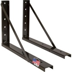 Buyers Products 18 in. x 24 in. Welded Black Formed Steel Mounting Brackets