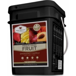 Wise Company Freeze Dried Fruit Bucket, 156 Servings