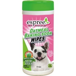 Espree Oatmeal Baking Soda Wipes; Pack of 50