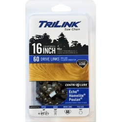 TriLink Saw Chain 16 in. Full Chisel Saw Chain; 3/8 in. Pitch; .050 in. Gauge; 60 DL