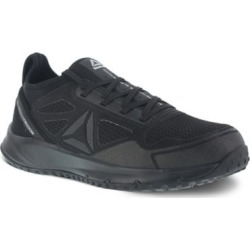 Reebok Men's All Terrain Work Slip-Resistant Steel Toe Trail Running Oxford Shoes, EH Rated, Black