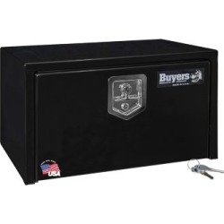 Buyers Products 14 in. x 16 in. x 24 in. Black Steel Underbody Truck Box