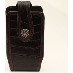 Ariat Cell Case Medium Crocodile Print Brown