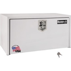Buyers Products 18 in. x 18 in. x 36 in. White Steel Underbody Truck Box