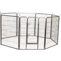 Iconic Pet Heavy-Duty Metal Tube Pet Exercise and Training Pen