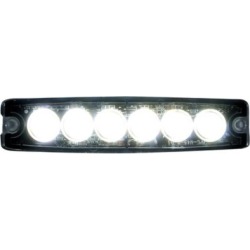 Buyers Products 5.14 in. Clear Surface Mount Ultra-Thin LED Strobe Light