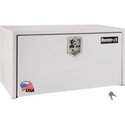 Buyers Products 14 in. x 16 in. x 24 in. White Steel Underbody Truck Box