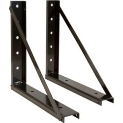 Buyers Products 24 in. x 24 in. Welded Black Formed Steel Mounting Brackets