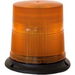 Buyers Products Amber 3 LED Beacon Light with Tall Lens 6.75 in. Diameter x 6.75 in. Tall