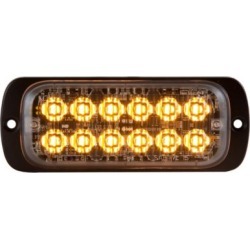 Buyers Products 4.5 in. Amber Thin Mount Rectangular Strobe Light