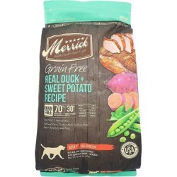 Merrick Grain Free Duck & Sweet Potato Dry Dog Food, 12 lb. Bag