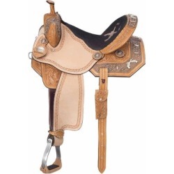 Silver Royal Pistol Annie Barrel Saddle